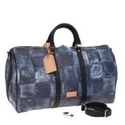 Pre-owned Canvas louis-vuitton-bags Louis Vuitton Vintage , Blue , Dam...