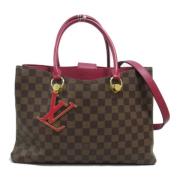 Pre-owned Canvas louis-vuitton-bags Louis Vuitton Vintage , Brown , Da...