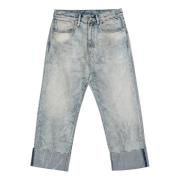 Cropped Jeans voor Stijlvolle Look R13 , Blue , Dames