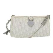 Pre-owned Leather dior-bags Dior Vintage , White , Dames