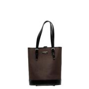 Pre-owned Canvas handbags Burberry Vintage , Brown , Dames