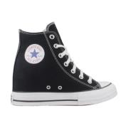 Wig Hoge Top Sneakers Converse , Black , Dames