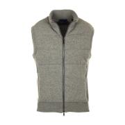 Grijze Sweater Full Zip Gilet Paul & Shark , Gray , Heren