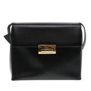 Pre-owned Leather shoulder-bags Salvatore Ferragamo Pre-owned , Black ...