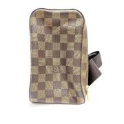 Pre-owned Canvas shoulder-bags Louis Vuitton Vintage , Brown , Heren