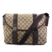 Pre-owned Canvas gucci-bags Gucci Vintage , Brown , Dames