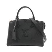 Pre-owned Leather louis-vuitton-bags Louis Vuitton Vintage , Black , D...