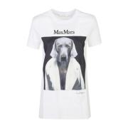 Wit T-shirt voor vrouwen Max Mara , White , Dames