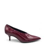 Bourgondische Lakleren Hakken Guglielmo Rotta , Red , Dames