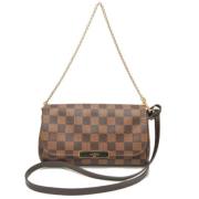 Pre-owned Canvas shoulder-bags Louis Vuitton Vintage , Brown , Dames