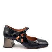 Zwarte leren Mary Jane schoenen Chie Mihara , Black , Dames