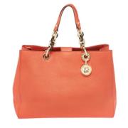 Pre-owned Leather totes Michael Kors Pre-owned , Orange , Dames