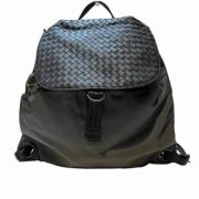 Pre-owned Fabric backpacks Bottega Veneta Vintage , Black , Dames