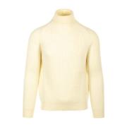 Dolcevita Stijl Sweater Cruna , Yellow , Heren