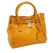 Pre-owned Leather shoulder-bags Michael Kors Pre-owned , Yellow , Dame...