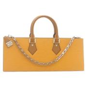 Pre-owned Leather louis-vuitton-bags Louis Vuitton Vintage , Yellow , ...