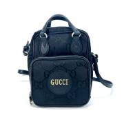 Pre-owned Canvas gucci-bags Gucci Vintage , Blue , Dames