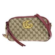 Pre-owned Canvas gucci-bags Gucci Vintage , Brown , Dames