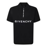 Zwart T-shirt met stijlvol logo Givenchy , Black , Heren