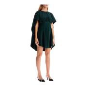 Korte Cape Mouw Mini Jurk Zimmermann , Green , Dames