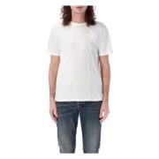 Bloemenborduurwerk T-shirt voor heren Valentino Garavani , White , Her...