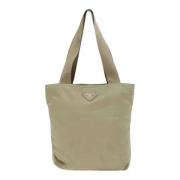 Pre-owned Fabric prada-bags Prada Vintage , Beige , Dames