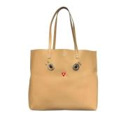 Pre-owned Leather fendi-bags Fendi Vintage , Beige , Dames