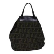 Pre-owned Canvas fendi-bags Fendi Vintage , Brown , Dames