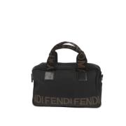 Pre-owned Leather fendi-bags Fendi Vintage , Black , Dames