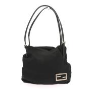 Pre-owned Leather fendi-bags Fendi Vintage , Black , Dames