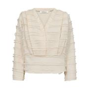 Wing Blouse Lange Mouw BelindaCC Stijl Co'Couture , Beige , Dames