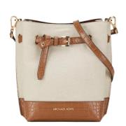 Pre-owned Canvas shoulder-bags Michael Kors Pre-owned , Beige , Dames