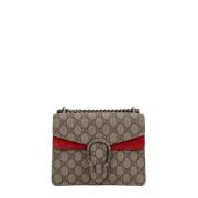 Pre-owned Canvas gucci-bags Gucci Vintage , Beige , Dames