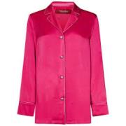 Casual Katoenen Overhemd voor Vrouwen Max Mara Studio , Pink , Dames