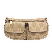 Pre-owned Denim celine-bags Celine Vintage , Beige , Dames