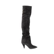 Pre-owned Cashmere boots Yves Saint Laurent Vintage , Black , Dames