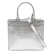 Pre-owned Leather fendi-bags Fendi Vintage , Gray , Dames