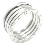 Pre-owned Metal rings Bvlgari Vintage , Gray , Dames