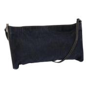 Pre-owned Canvas fendi-bags Fendi Vintage , Blue , Dames