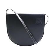 Pre-owned Leather shoulder-bags Loewe Pre-owned , Black , Dames