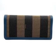 Pre-owned Canvas wallets Fendi Vintage , Brown , Dames