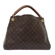 Pre-owned Canvas louis-vuitton-bags Louis Vuitton Vintage , Brown , Da...