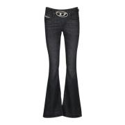 Denim Jean 1969 Collectie voor Vrouwen Diesel , Black , Dames