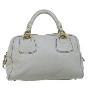 Pre-owned Leather handbags Miu Miu Pre-owned , Gray , Dames