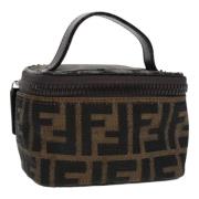 Pre-owned Canvas fendi-bags Fendi Vintage , Brown , Dames