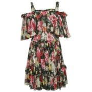 Pre-owned Silk dresses Dolce & Gabbana Pre-owned , Multicolor , Dames