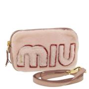 Pre-owned Canvas handbags Miu Miu Pre-owned , Pink , Dames