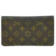 Pre-owned Canvas wallets Louis Vuitton Vintage , Brown , Dames