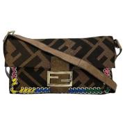 Pre-owned Leather fendi-bags Fendi Vintage , Brown , Dames