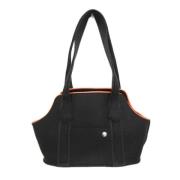 Pre-owned Fabric shoulder-bags Hermès Vintage , Black , Dames